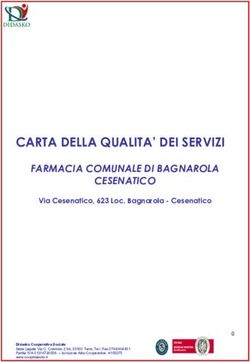 CARTA DELLA QUALITA' DEI SERVIZI - FARMACIA COMUNALE DI BAGNAROLA CESENATICO - Comune di Cesenatico