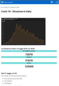 31610 72070 Situazione in Italia