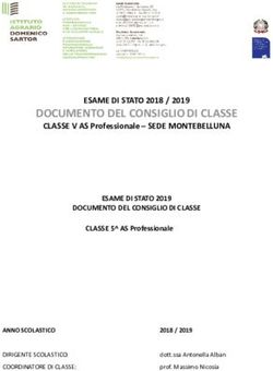 DOCUMENTO DEL CONSIGLIO DI CLASSE - CLASSE V AS Professionale - SEDE MONTEBELLUNA - ISISS Domenico Sartor