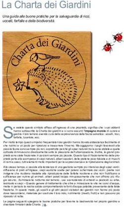 La Charta dei Giardini - Una guida alle buone pratiche per la salvaguardia di ricci, uccelli, farfalle e della biodiversit&agrave; ...