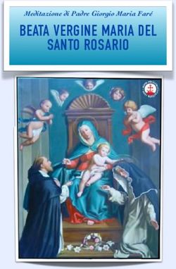 BEATA VERGINE MARIA DEL SANTO ROSARIO - Meditazione di Padre Giorgio Maria Far&eacute; - Veritatemincaritate