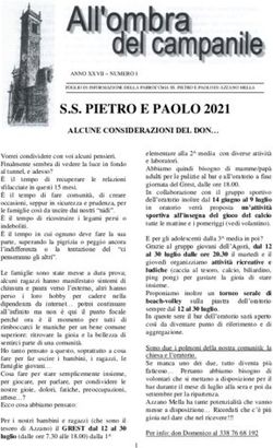 S.S. PIETRO E PAOLO 2021 - ALCUNE CONSIDERAZIONI DEL DON - Oratorio Azzano Mella