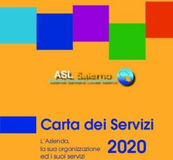 2020 Carta dei Servizi - ed i suoi servizi - ASL Salerno