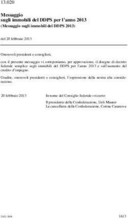 Messaggio sugli immobili del DDPS per l'anno 2013 - armasuisse