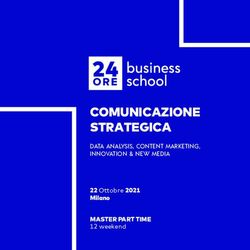 COMUNICAZIONE STRATEGICA - DATA ANALYSIS, CONTENT MARKETING, INNOVATION & NEW MEDIA - marketing aX borders
