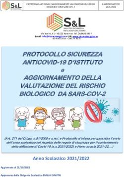 PROTOCOLLO SICUREZZA ANTICOVID-19 D'ISTITUTO - IT Bachelet Ferrara