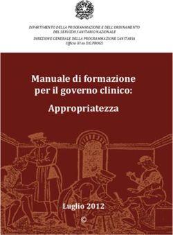 MANUALE DI FORMAZIONE PER IL GOVERNO CLINICO: APPROPRIATEZZA - LUGLIO 2012 - FNOMCEO