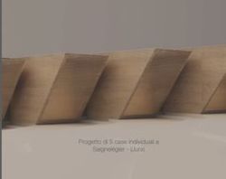 Progetto di 5 case individuali a Saignelégier - (Jura) - Archij