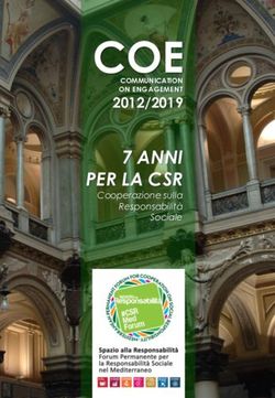 COE 7 ANNI PER LA CSR 2012/2019 - Spazio alla responsabilità