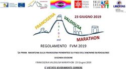 REGOLAMENTO FVM 2019 E' VIETATO SEVERAMENTE CORRERE - LA PRIMA MARATONA SULLA FRANCIGENA PIEMONTESE SUI PASSI DELL'ANONIMO BURDIGALENSE ...