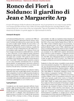 Ronco dei Fiori a Solduno: il giardino di Jean e Marguerite Arp