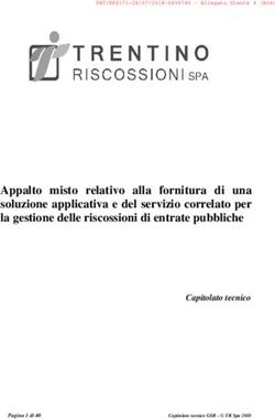 Appalto misto relativo alla fornitura di una soluzione applicativa e del servizio correlato per la gestione delle riscossioni di entrate pubbliche ...