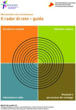 Il radar di rete - guida - Struttura e compiti