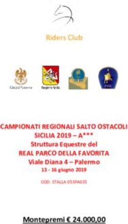 CAMPIONATI REGIONALI SALTO OSTACOLI SICILIA 2019 - A*** REAL PARCO DELLA FAVORITA - Montepremi € 24.000,00 - Fise