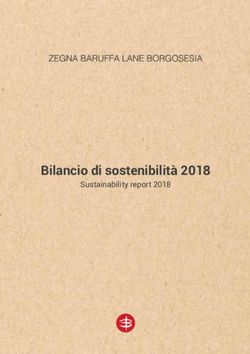 Bilancio di sostenibilit&agrave; 2018 - Sustainability report 2018 - Zegna Baruffa