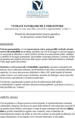 VETRATE PANORAMICHE E PERGOTENDE
