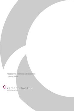 RESOCONTO INTERMEDIO DI GESTIONE 31 MARZO 2020 - Cementir Holding NV