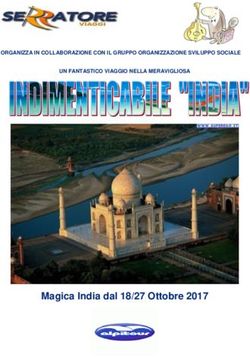 Magica India dal 18/27 Ottobre 2017 - Goss Catanzaro