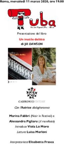 Roma, mercoledì 11 marzo 2020, ore 19.00 - Carbonio Editore