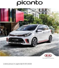Listino prezzi in vigore dal 01/01/2020 - Kia