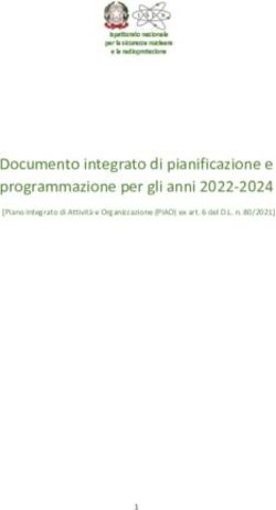 Documento integrato di pianificazione e programmazione per gli anni 2022-2024 - Piano Integrato di Attivit&agrave; e Organizzazione (PIAO) ex art. 6 del ...