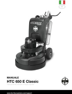 HTC 650 E Classic www.htc-floorsystems.com/support - Traduzione del manuale in lingua originale - Gardena