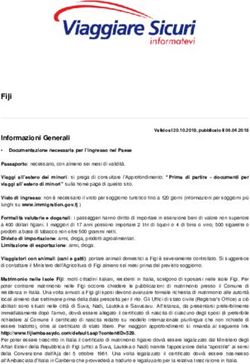 Fiji Informazioni Generali - Viaggiare Sicuri