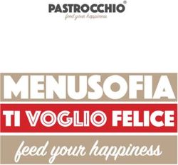 MENUSOFIA feed your happiness TI VOGLIO FELICE - PASTROCCHIO - feed yr happiness