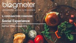 Social Experience IL CONSUMATORE CONDIVIDE - Well Food-Milano, 3 maggio 2019