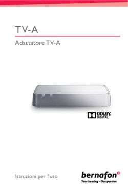 TV-A Adattatore TV-A - Istruzioni per l'uso - Bernafon