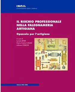 IL RISCHIO PROFESSIONALE NELLA FALEGNAMERIA ARTIGIANA - Opuscolo per l'artigiano A cura di: Luciano BINDI Maria Cristina CASALE Adriano OSSICINI