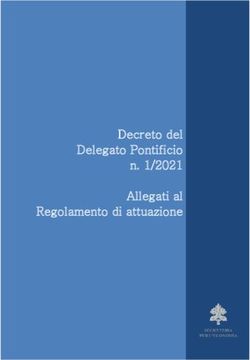 Decreto Del Delegato Pontificio N. 1/2021 Allegati Al Regolamento Di ...