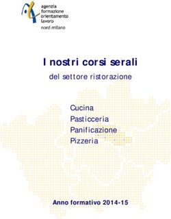 I nostri corsi serali - del settore ristorazione Cucina Pasticceria Panificazione Pizzeria