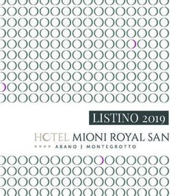 LISTINO 2019 2018 - CRCS Teatro Regio Torino