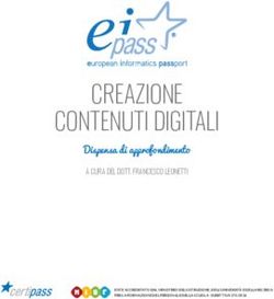 CREAZIONE CONTENUTI DIGITALI - Dispensa di approfondimento A CURA DEL DOTT. FRANCESCO LEONETTI
