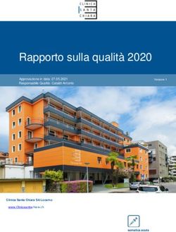 Rapporto sulla qualit&agrave; 2020 - spitalinfo.ch