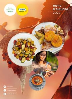 Menu d'autunno 2021 Sempre - Orogel