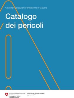 Catalogo dei pericoli - Catastrofi e situazioni d'emergenza in Svizzera - admin.ch