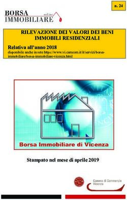 RILEVAZIONE DEI VALORI DEI BENI IMMOBILI RESIDENZIALI - Relativa all'anno 2018 disponibile anche in rete ...
