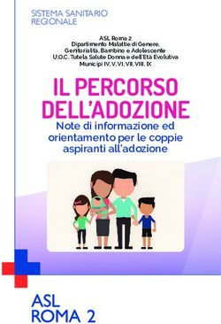 IL PERCORSO DELL'ADOZIONE - ASL Roma 2