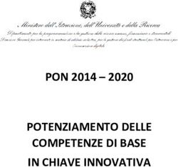 POTENZIAMENTO DELLE COMPETENZE DI BASE IN CHIAVE INNOVATIVA - PON 2014 2020
