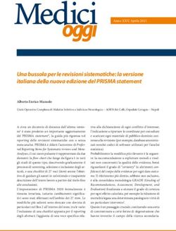 Una bussola per le revisioni sistematiche: la versione italiana della nuova edizione del PRISMA statement