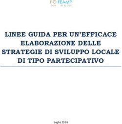 LINEE GUIDA PER UN'EFFICACE ELABORAZIONE DELLE STRATEGIE DI SVILUPPO LOCALE DI TIPO PARTECIPATIVO - PO FEAMP - Agriligurianet