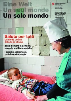 Salute per tutti Un diritto umano difficile da attuare Zone d'ombra in Lettonia, considerata Stato modello I preziosi escrementi, tra tabù e ...