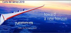 Carta dei servizi 2019 - Rimini Airport
