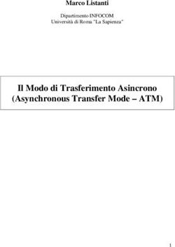 Il Modo di Trasferimento Asincrono (Asynchronous Transfer Mode - ATM) - Marco Listanti