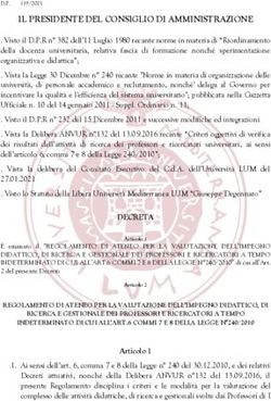 IL PRESIDENTE DEL CONSIGLIO DI AMMINISTRAZIONE