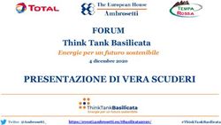 PRESENTAZIONE DI VERA SCUDERI - FORUM Think Tank Basilicata Energie per un futuro sostenibile - The ...