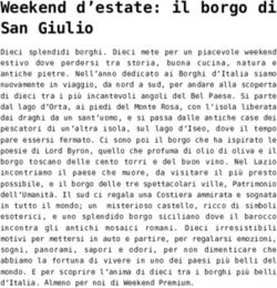 Weekend d'estate: il borgo di San Giulio - Weekend Premium