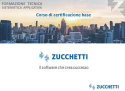 Corso di certificazione base - FORMAZIONE TECNICA SISTEMISTICA APPLICATIVA - Documentazione ...